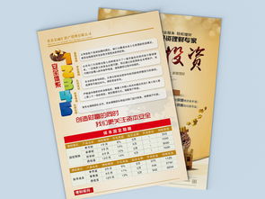 金融投資資產(chǎn)管理公司服務介紹宣傳單頁設計